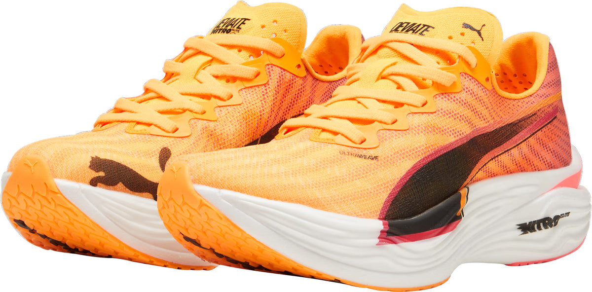 Puma Deviate Nitro Elite 3 Women's Running Shoes - Orange - View 5