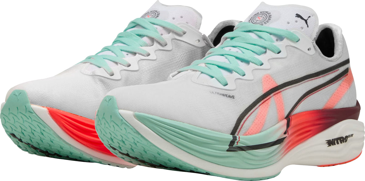 Puma Deviate Nitro Elite 3 HYROX Women's Running Shoes - White - View 5