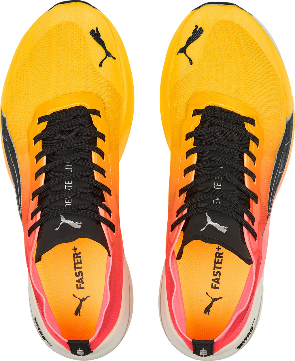 Puma Deviate Nitro Elite Men's Running Shoes - Yellow - View 4