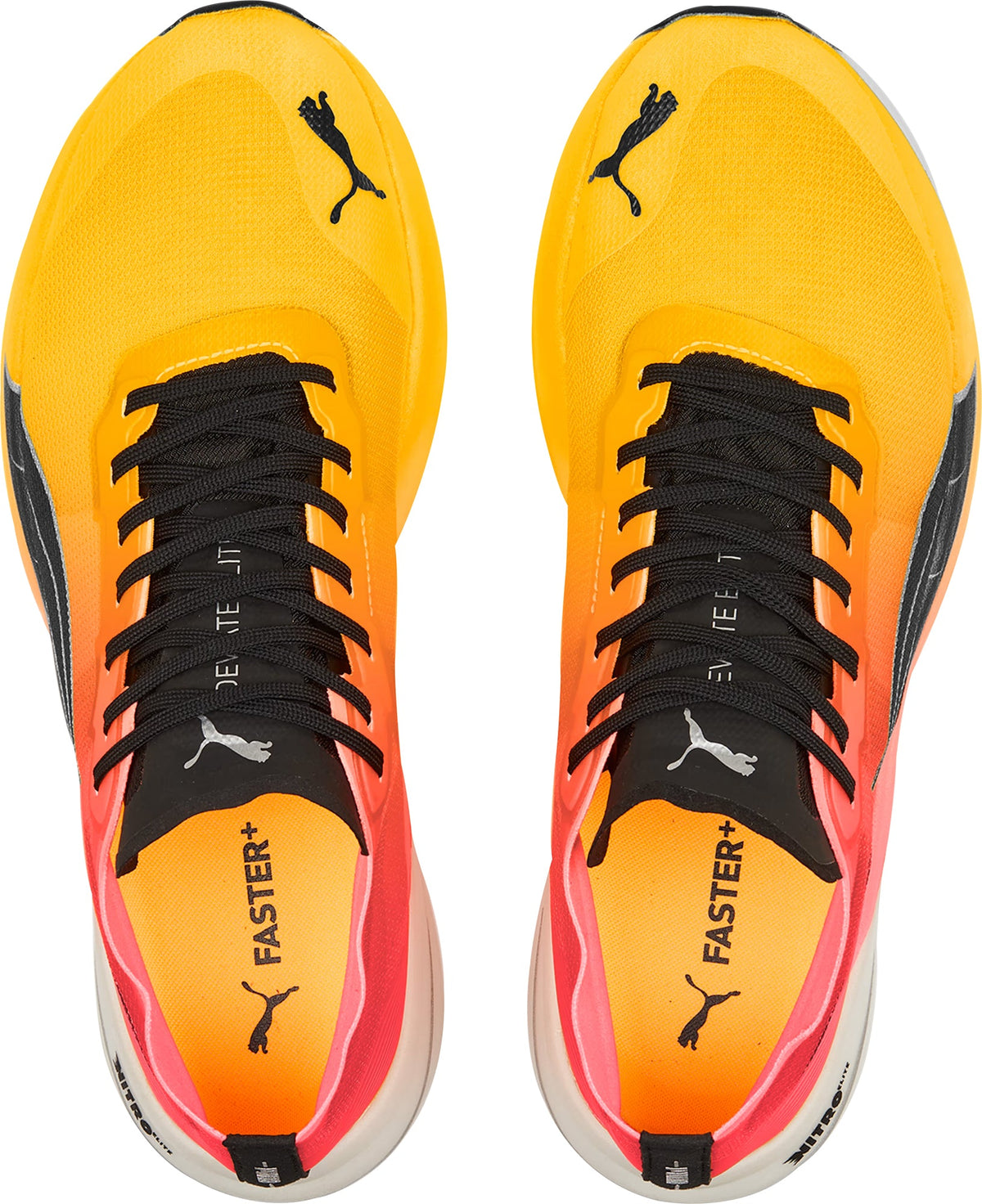 Puma Deviate Nitro Elite Men's Running Shoes - Yellow - View 4