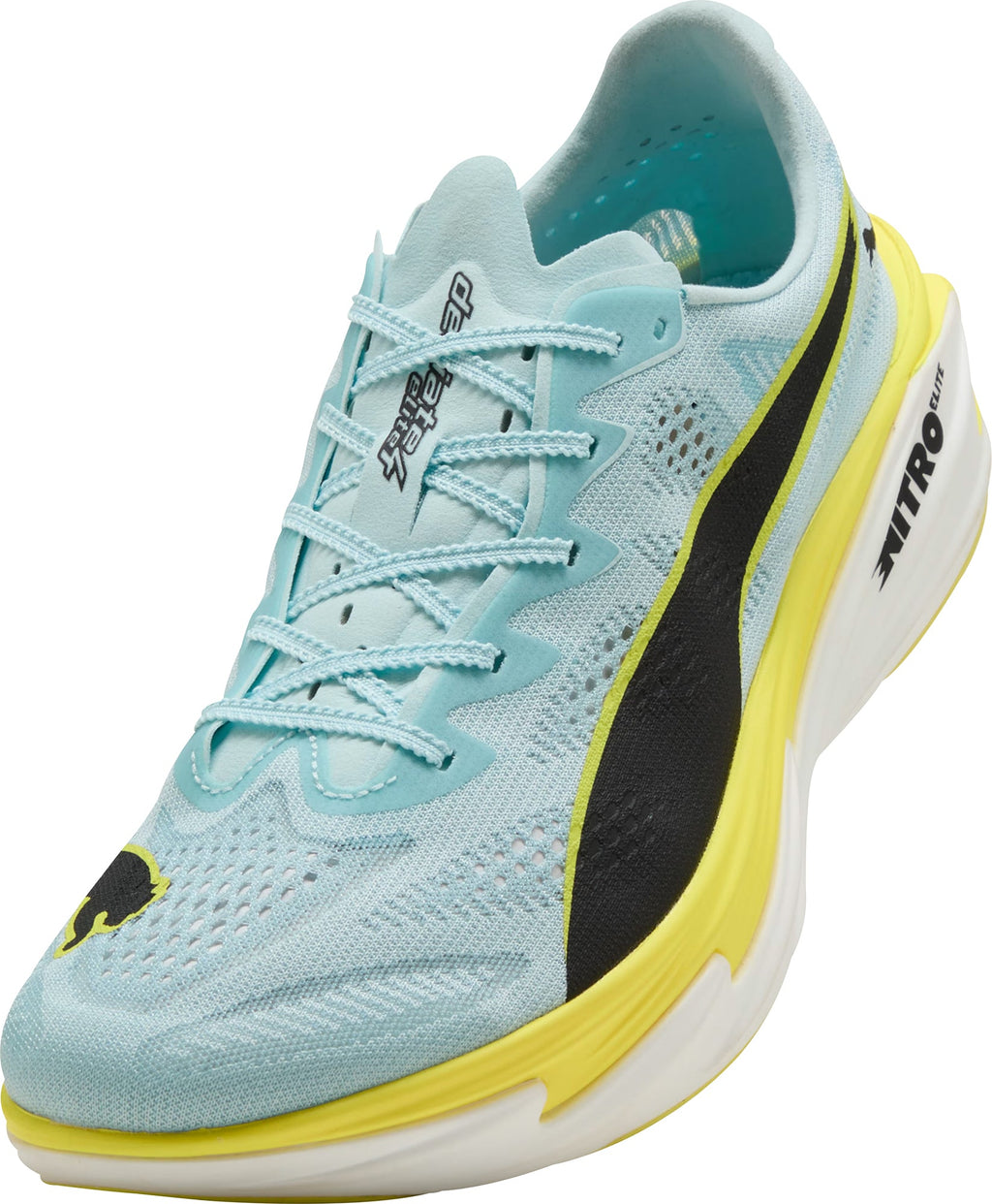 Puma Deviate Nitro Elite 4 Men's Running Shoes - Green - View 7