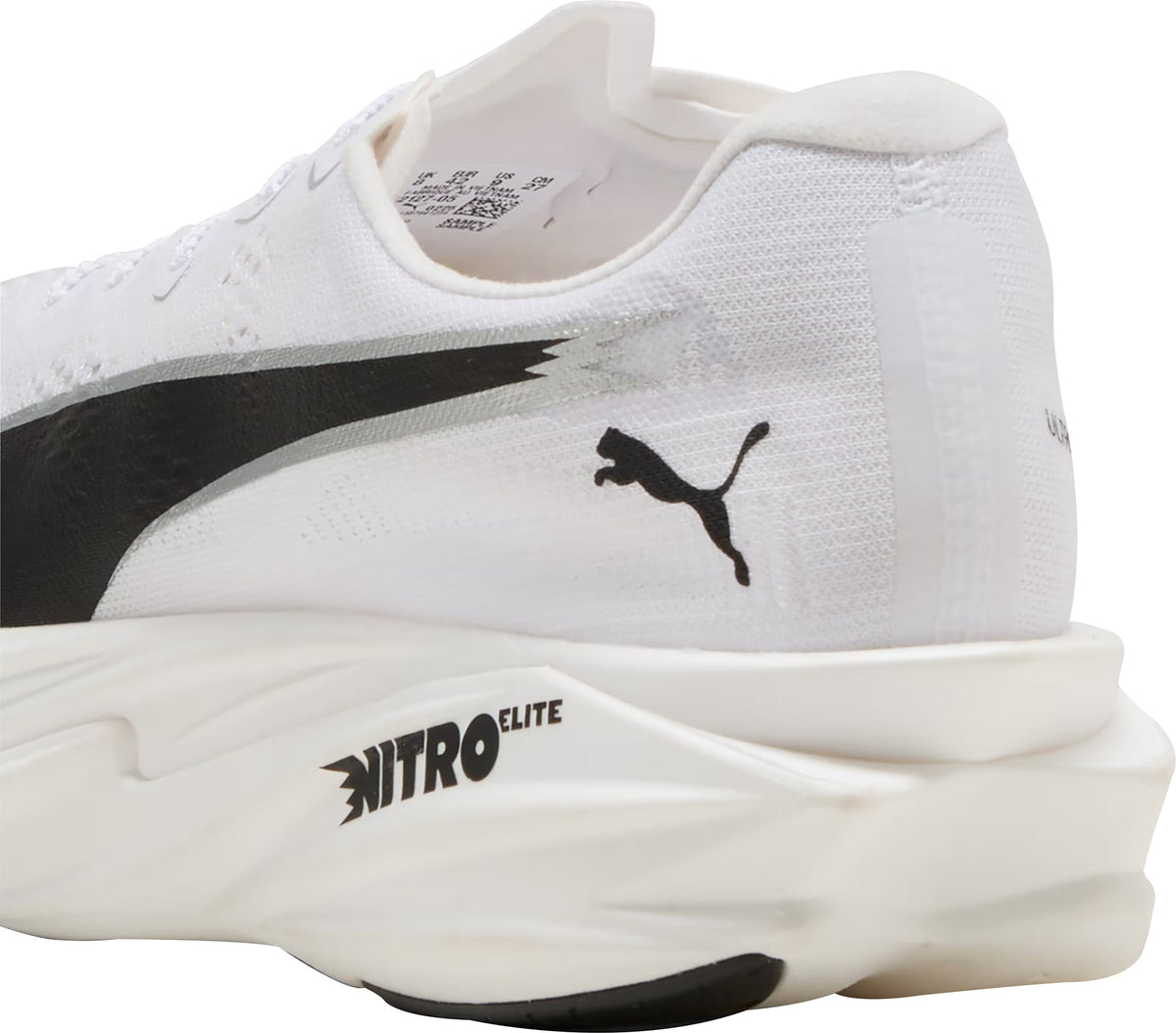 Puma Deviate Nitro Elite 4 Men's Running Shoes - White - View 6