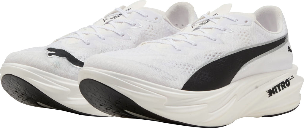 Puma Deviate Nitro Elite 4 Men's Running Shoes - White - View 5