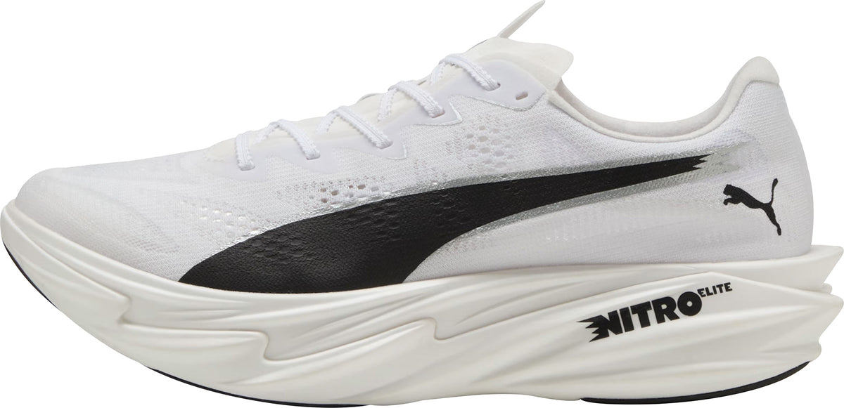 Puma Deviate Nitro Elite 4 Men's Running Shoes - White - View 1