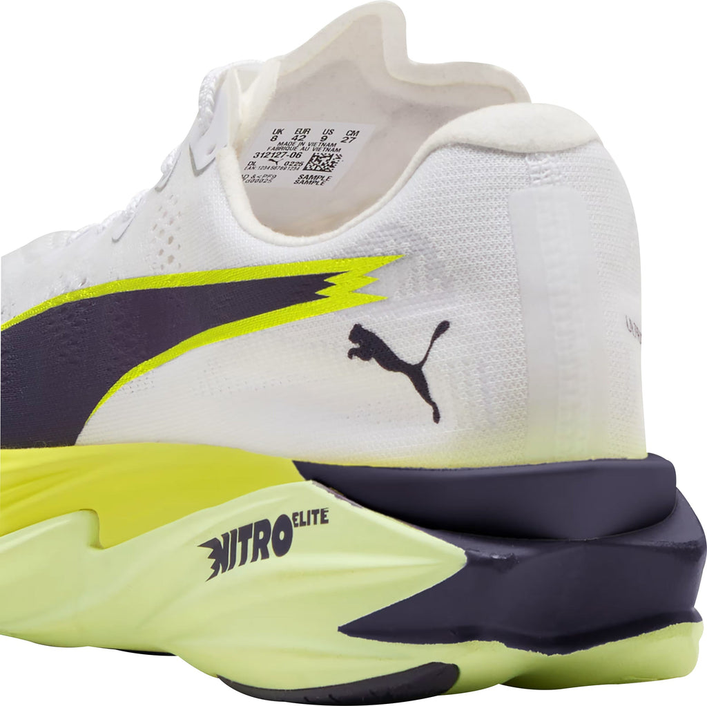 Puma Deviate Nitro Elite 4 Men's Running Shoes - White - View 6