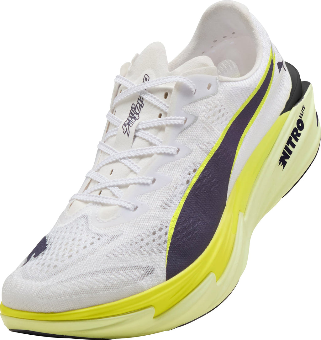 Puma Deviate Nitro Elite 4 Men's Running Shoes - White - View 7