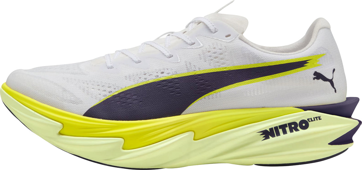 Puma Deviate Nitro Elite 4 Men's Running Shoes - White - View 1