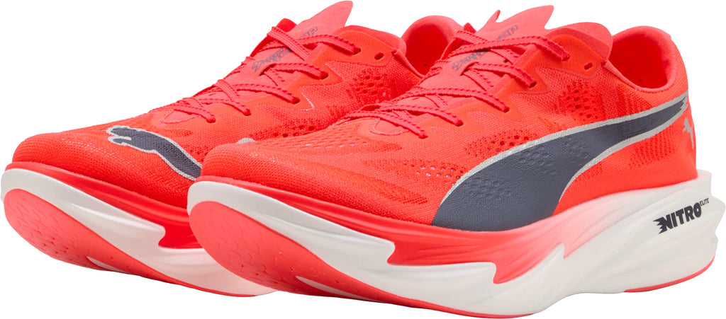 Puma Deviate Nitro Elite 4 Men's Running Shoes - Red - View 5
