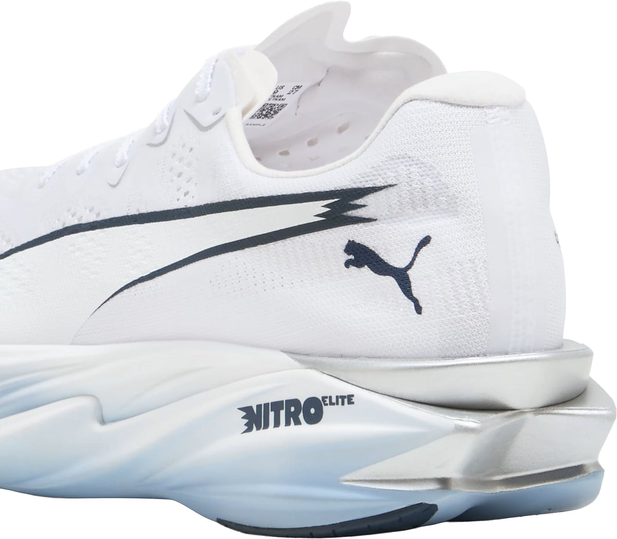 Puma Deviate Nitro Elite 4 Men's Running Shoes - White - View 6