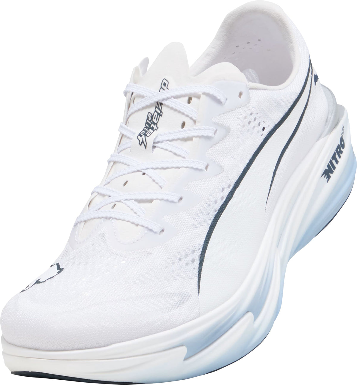Puma Deviate Nitro Elite 4 Men's Running Shoes - White - View 7