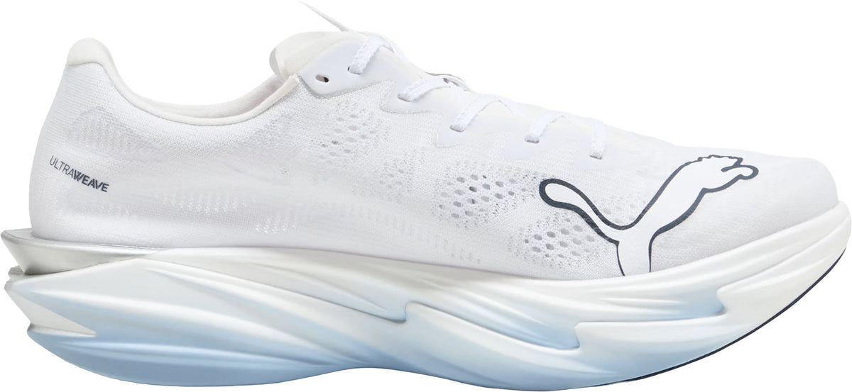 Puma Deviate Nitro Elite 4 Men's Running Shoes - White - View 3