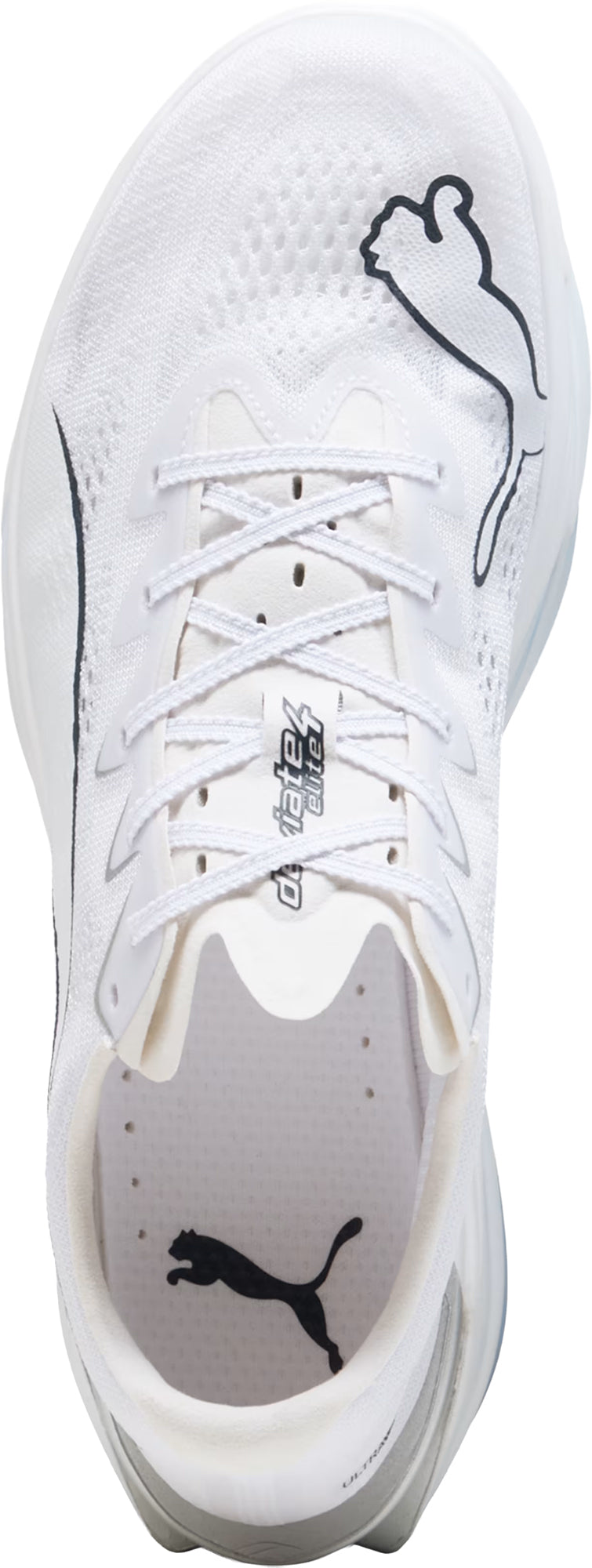Puma Deviate Nitro Elite 4 Men's Running Shoes - White - View 4