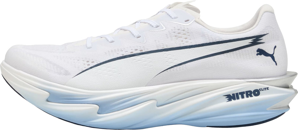 Puma Deviate Nitro Elite 4 Men's Running Shoes - White - View 1