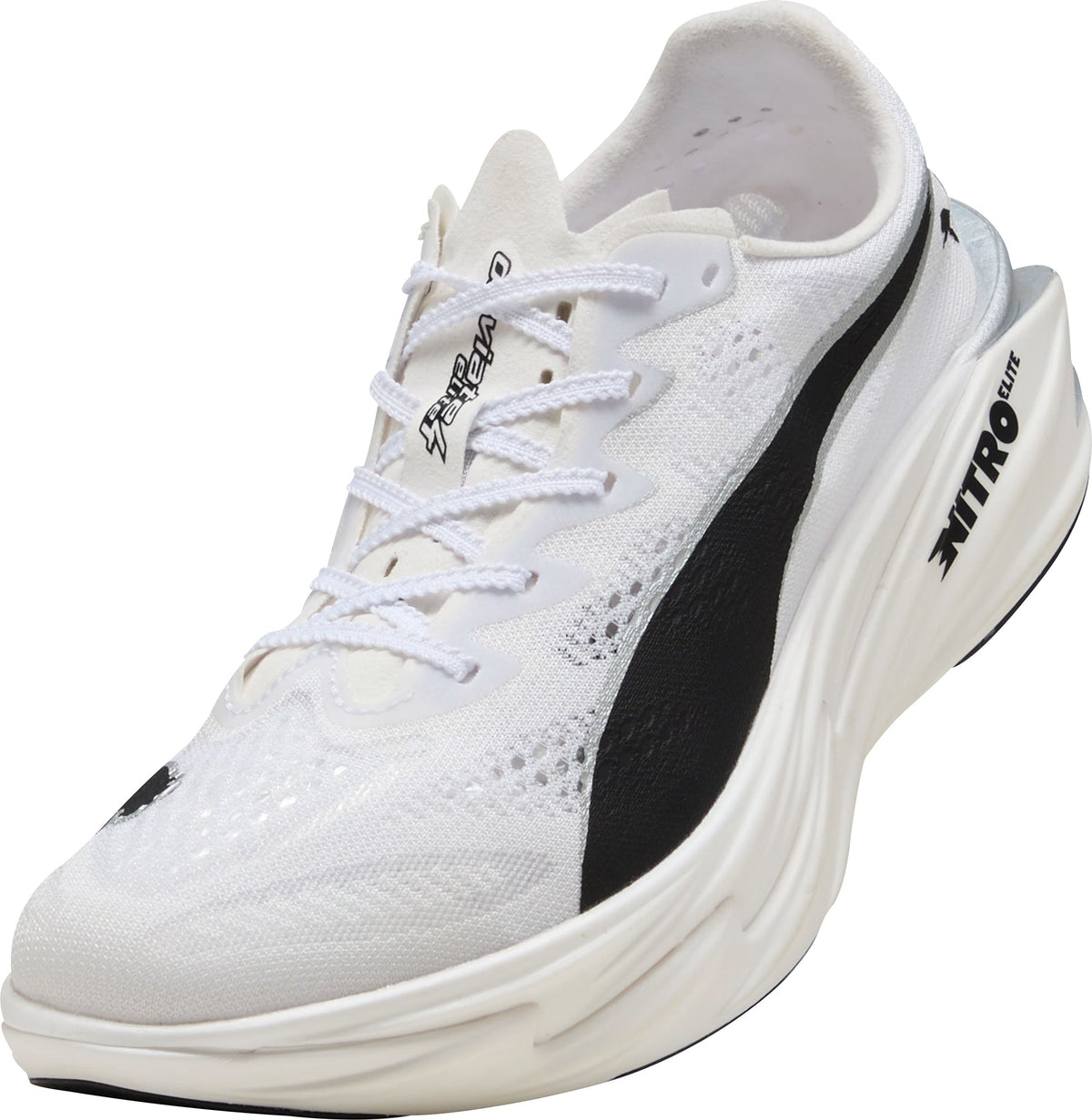 Puma Deviate Nitro Elite 4 Women's Running Shoes - White - View 6
