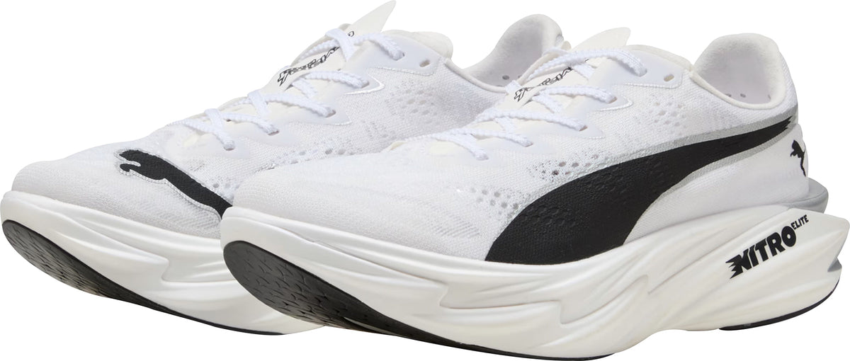 Puma Deviate Nitro Elite 4 Women's Running Shoes - White - View 5