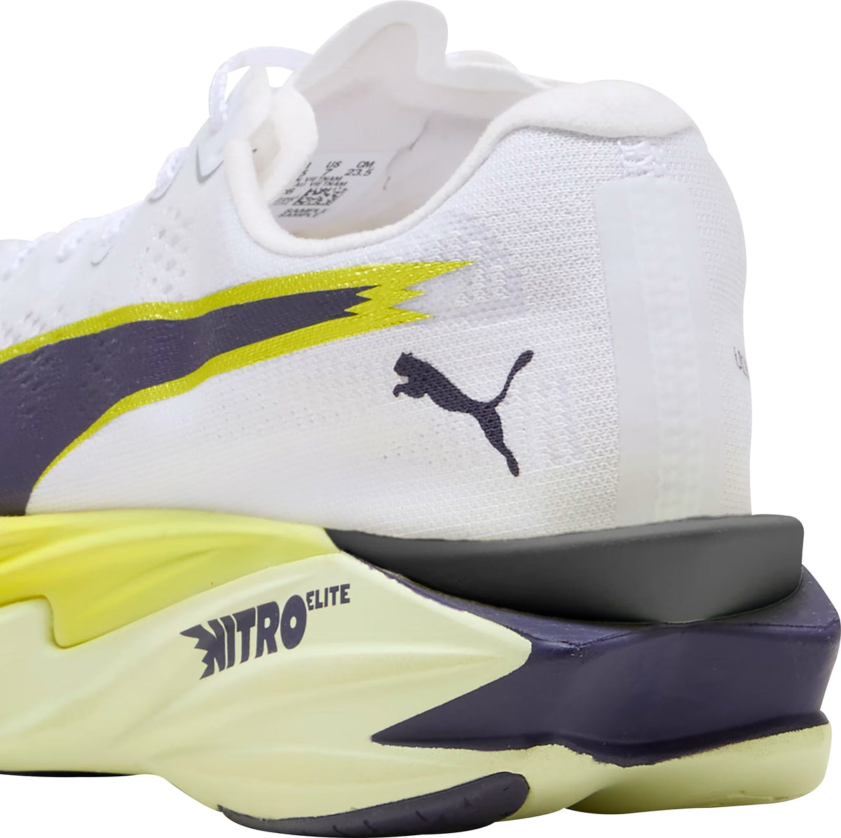 Puma Deviate Nitro Elite 4 Women's Running Shoes - White - View 6