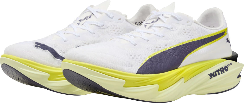 Puma Deviate Nitro Elite 4 Women's Running Shoes - White - View 5