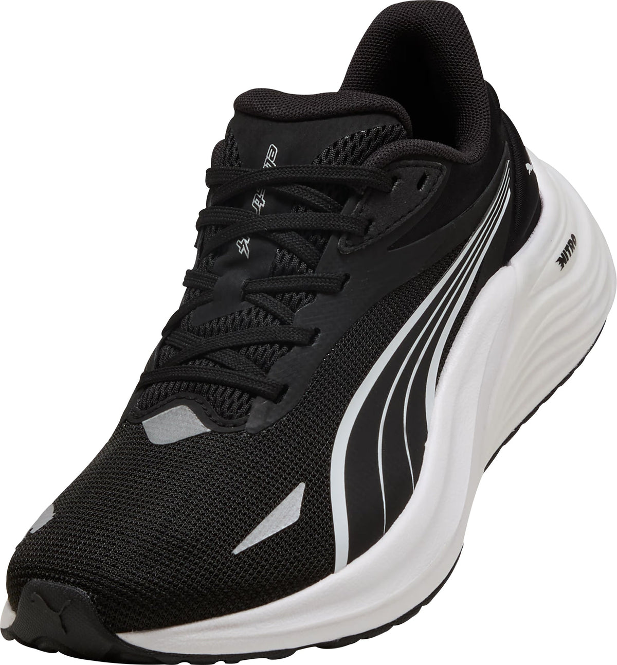 Puma Electrify Nitro 4 Junior Running Shoes - Black - View 7