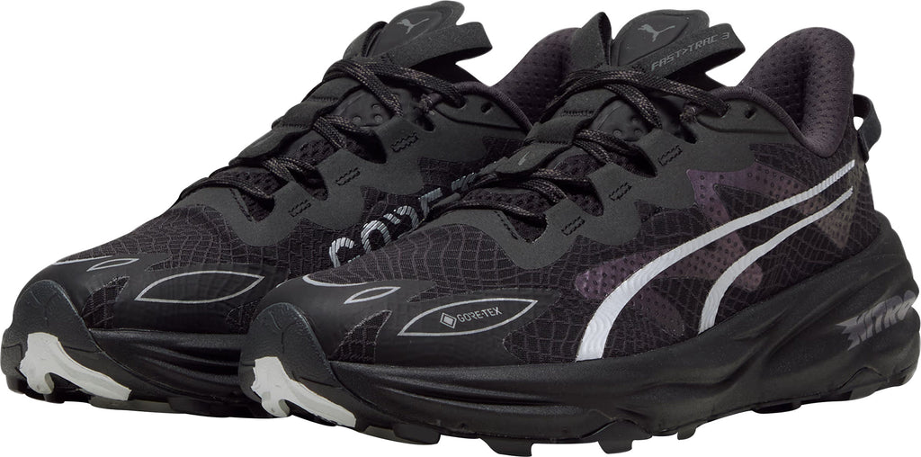 Puma Fast-Trac Nitro 3 GORE-TEX Men's Trail Running Shoes - Black - View 5