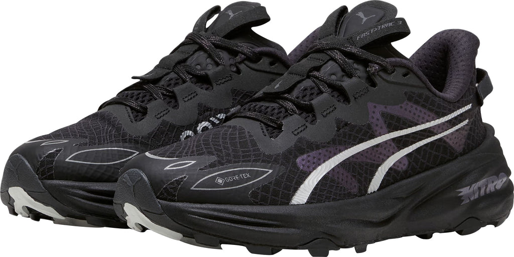 Puma Fast-Trac Nitro 3 GORE-TEX Women's Trail Running Shoes - Black - View 5