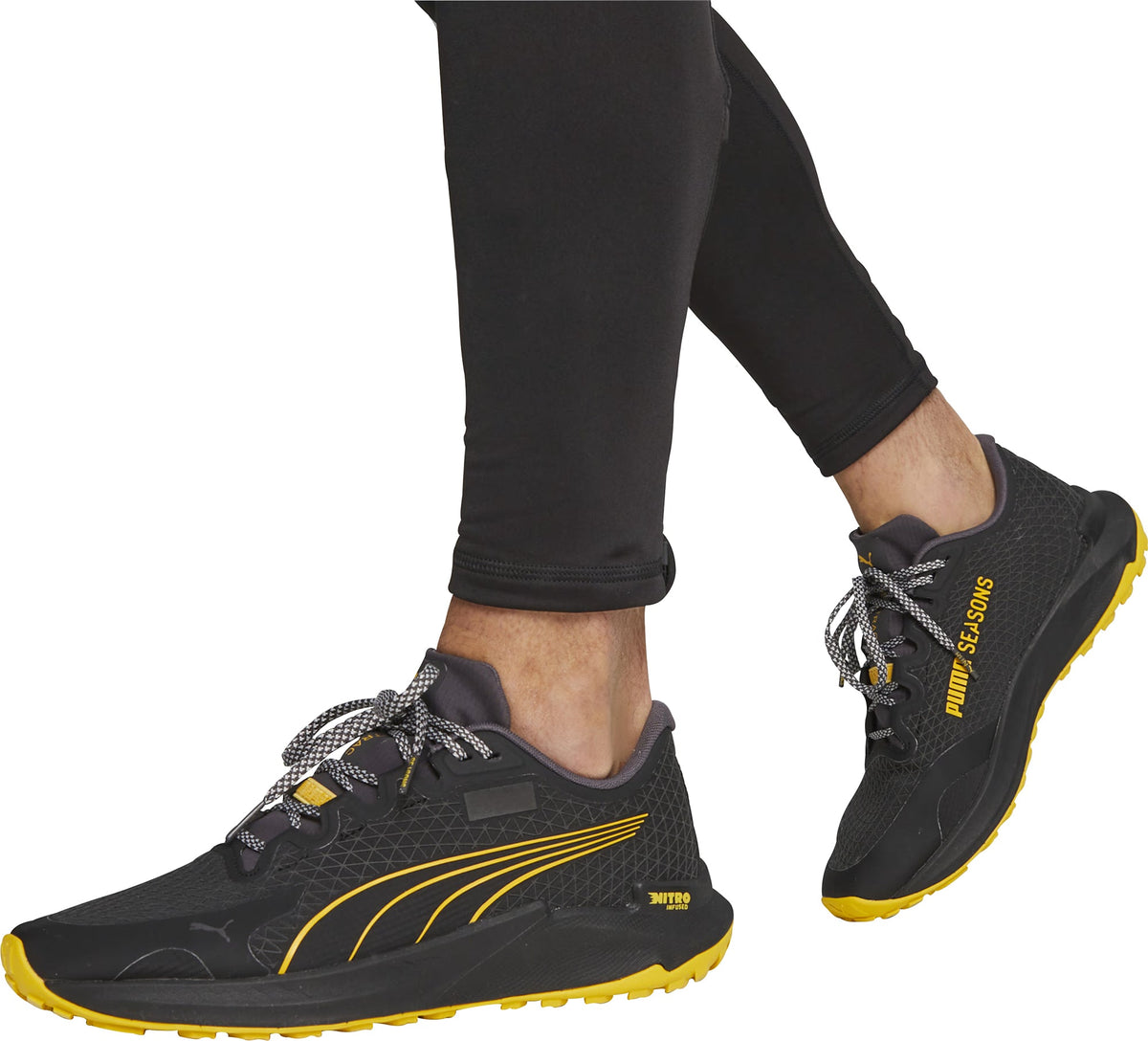 Puma Fast-Trac Nitro GORE-TEX Men's Trail Running Shoes - Black - View 8
