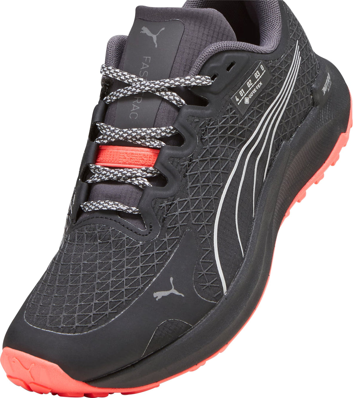 Puma Fast-Trac Nitro GORE-TEX Women's Trail Running Shoes - Black - View 6