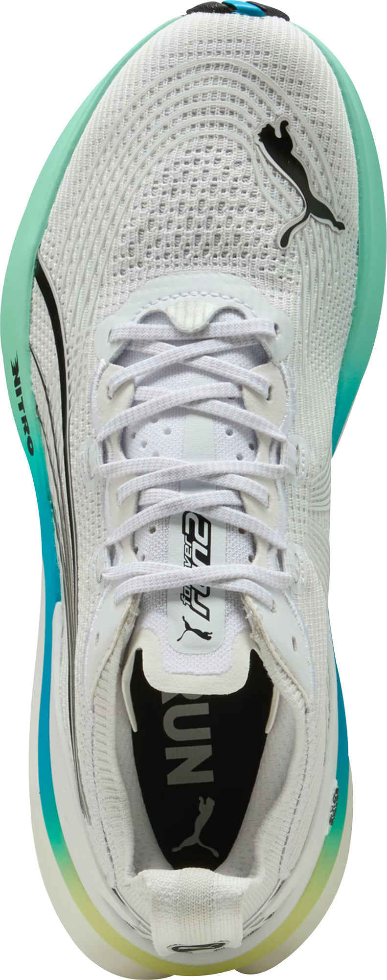 Puma ForeverRun Nitro 2 Men's Running Shoes - White - View 4