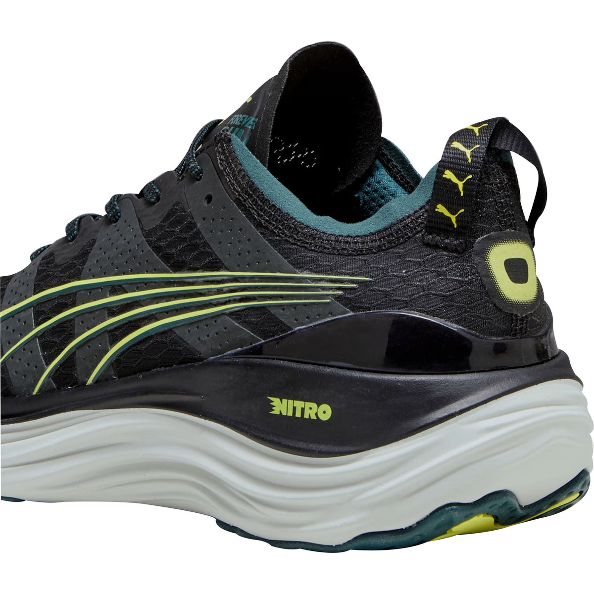 Puma ForeverRun Nitro WTR Men's Running Shoes - Black - View 7