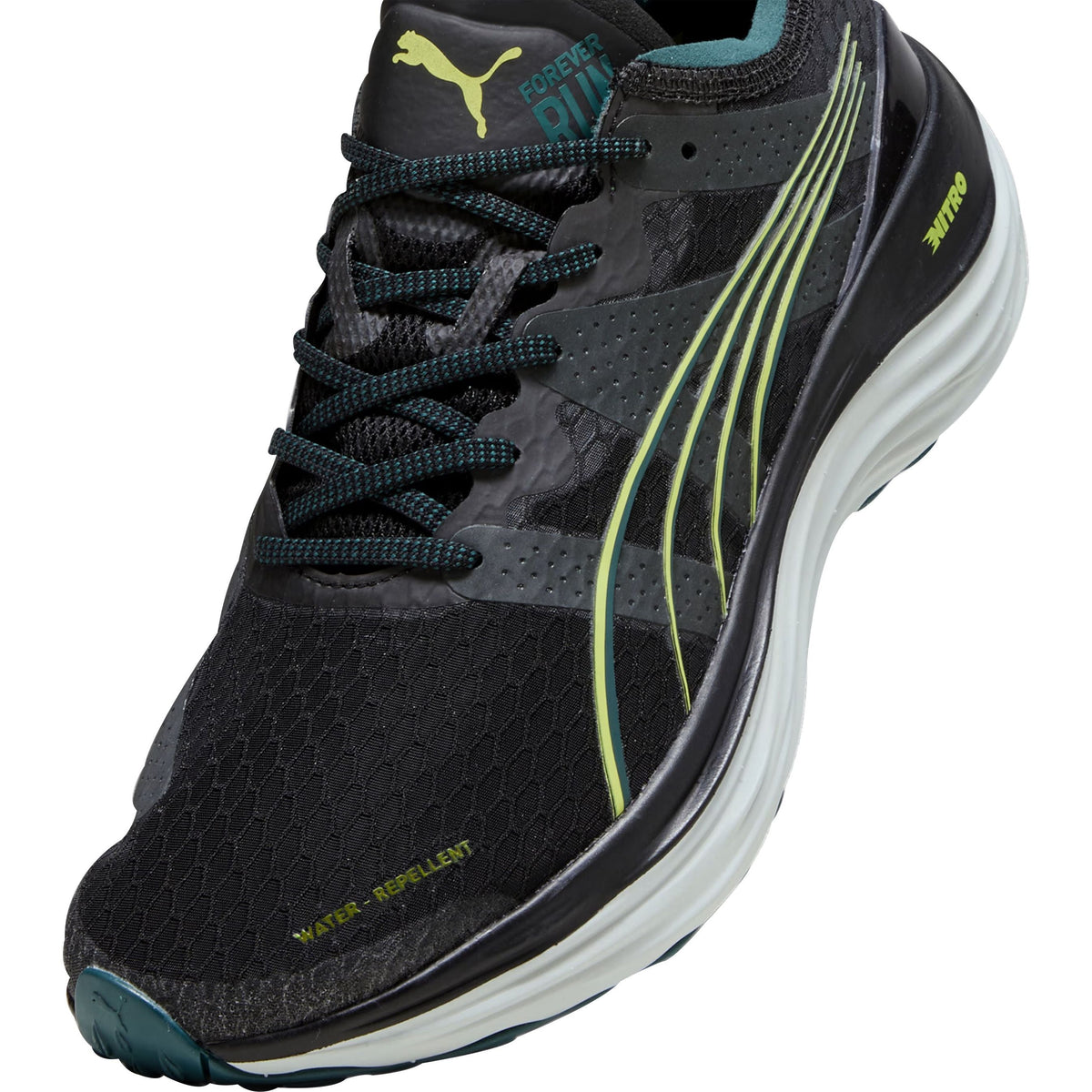 Puma ForeverRun Nitro WTR Men's Running Shoes - Black - View 6