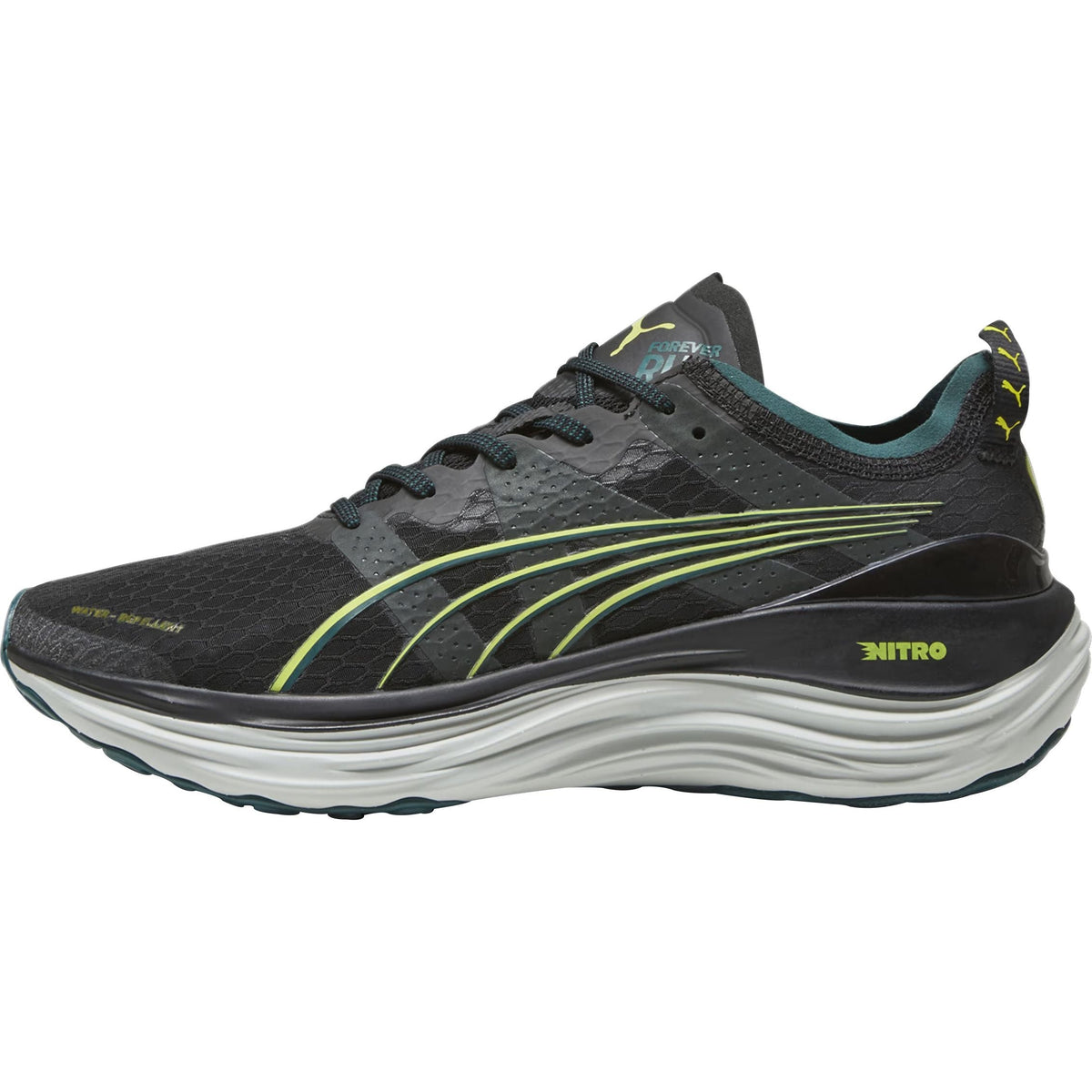 Puma ForeverRun Nitro WTR Men's Running Shoes - Black - View 1