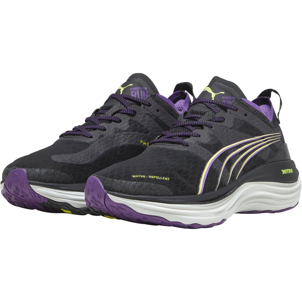 Puma ForeverRun Nitro WTR Women's Running Shoes - Black - View 5