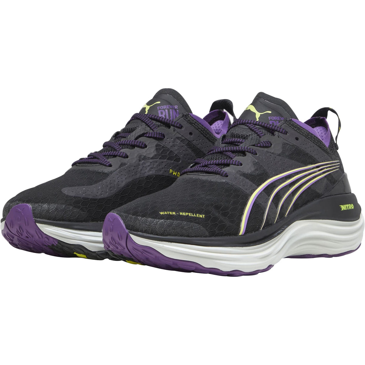 Puma ForeverRun Nitro WTR Women's Running Shoes - Black - View 5