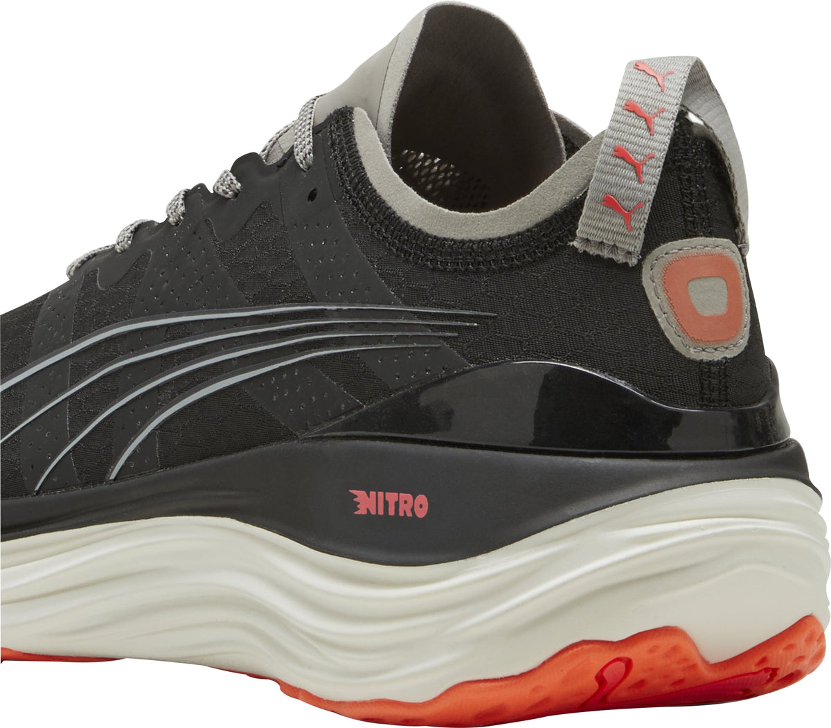 Puma ForeverRun Nitro WTR Men's Running Shoes - Black - View 6