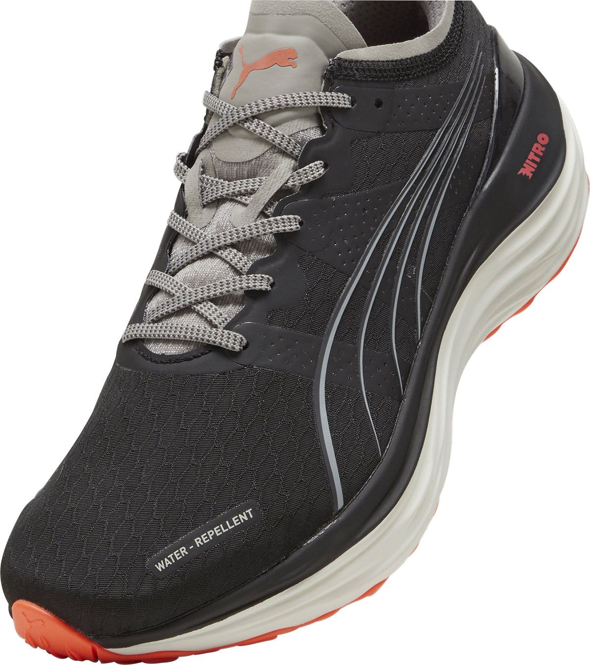 Puma ForeverRun Nitro WTR Men's Running Shoes - Black - View 7