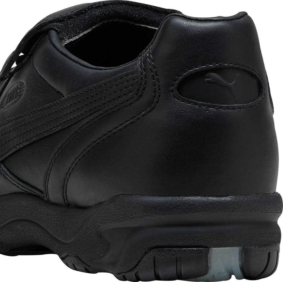 Puma King Leather Trainers - Black - View 6