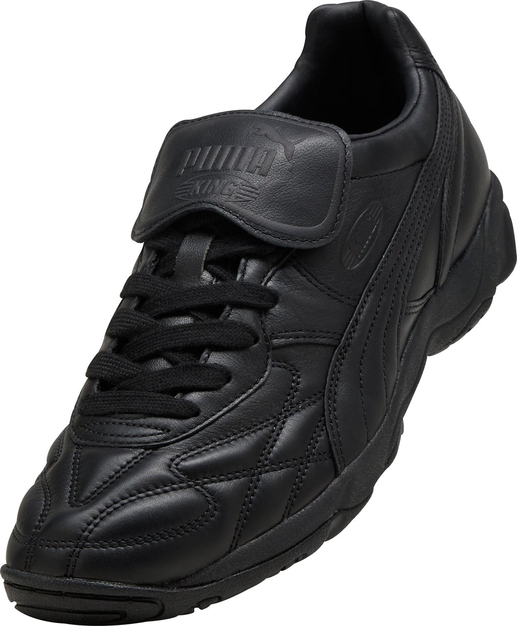 Puma King Leather Trainers - Black - View 7