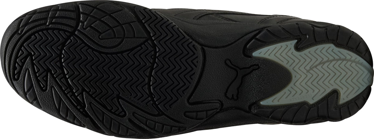 Puma King Leather Trainers - Black - View 3