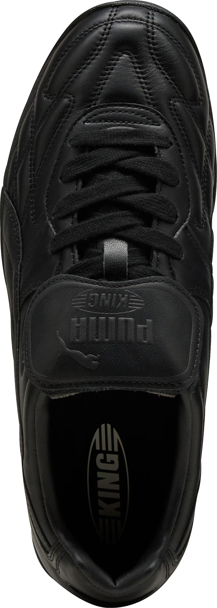 Puma King Leather Trainers - Black - View 5