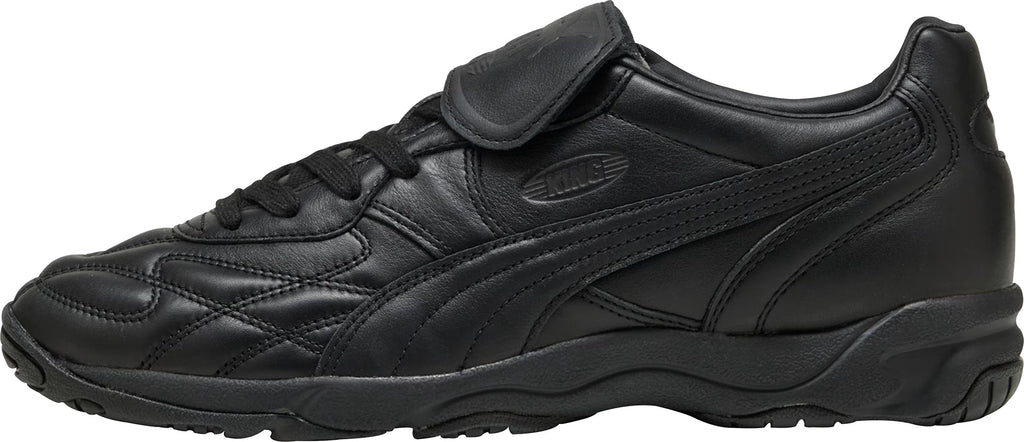 Puma King Leather Trainers - Black - View 1