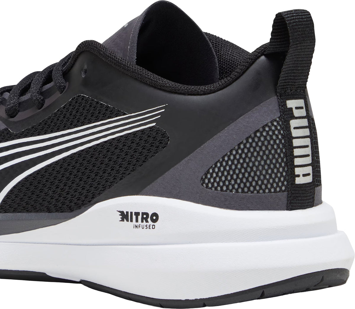 Puma Kruz Nitro Junior Running Shoes - Black - View 6