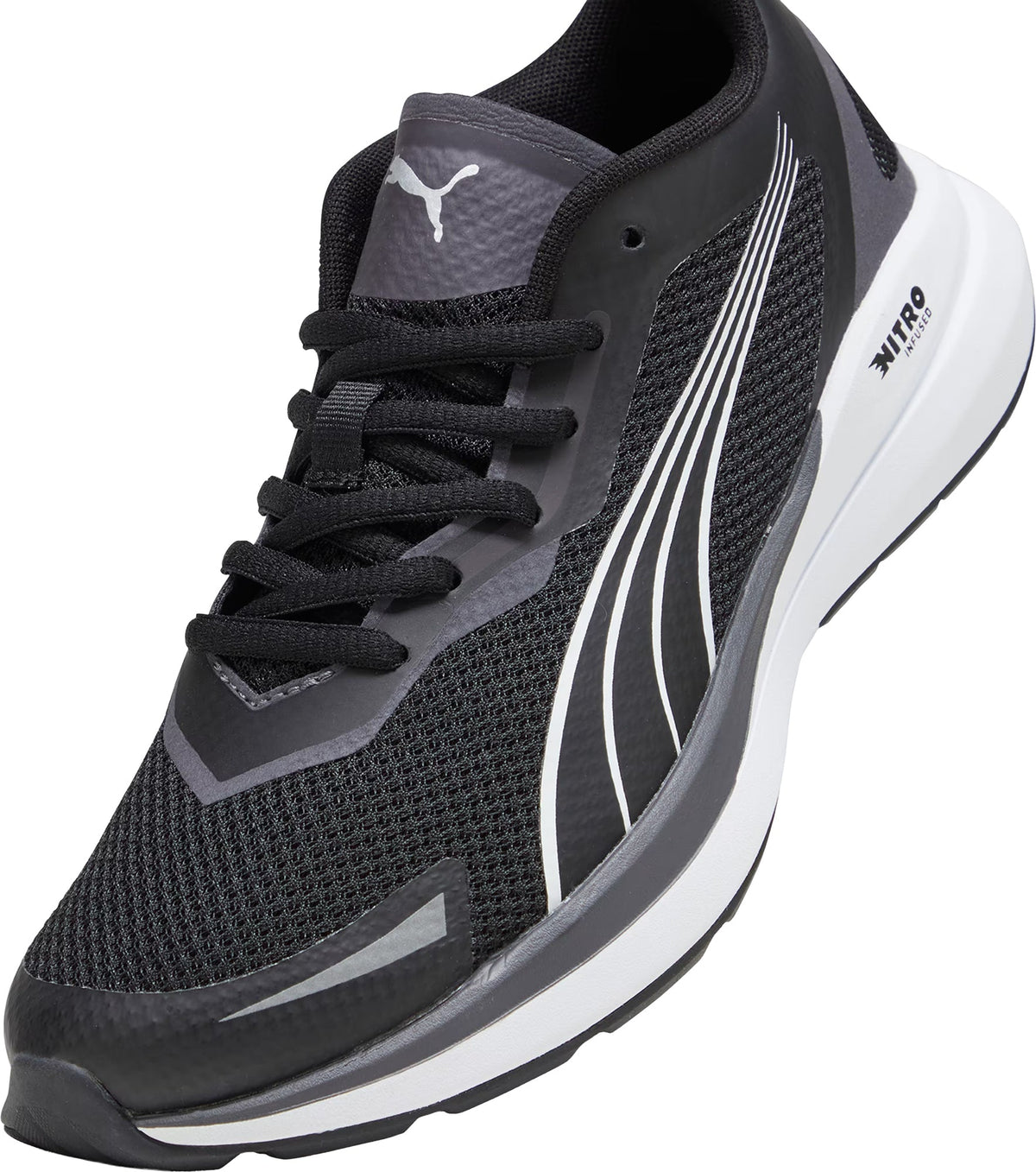 Puma Kruz Nitro Junior Running Shoes - Black - View 7