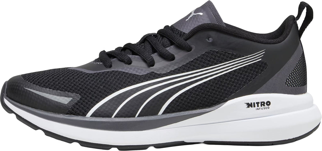 Puma Kruz Nitro Junior Running Shoes - Black - View 1