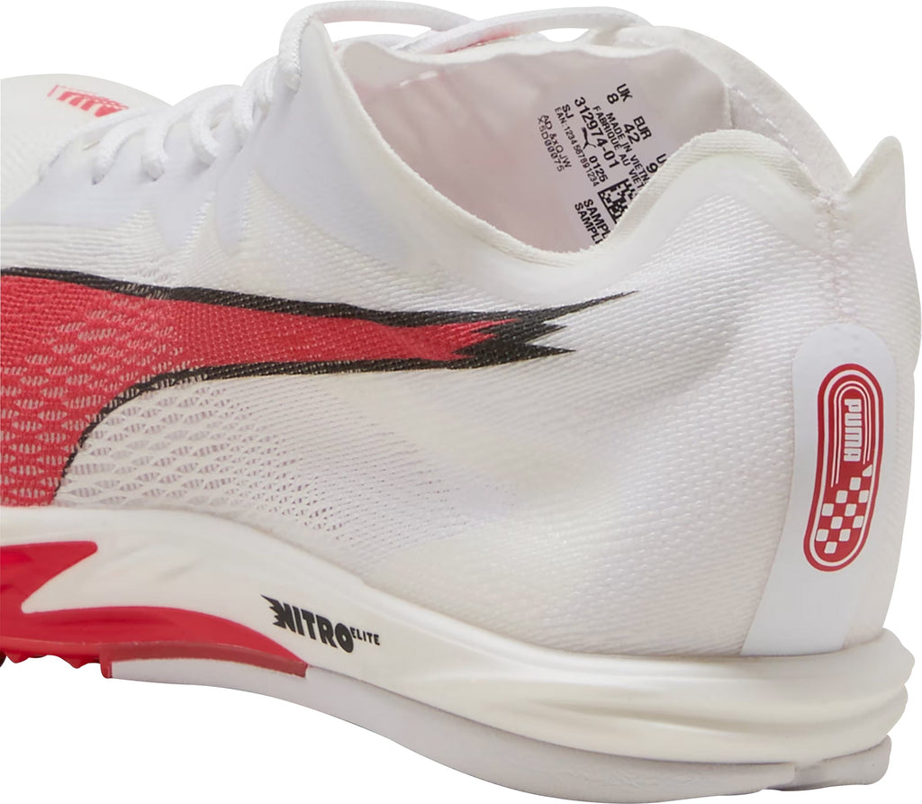 Puma Long Distance Nitro Elite 3 Running Spikes - White - View 6