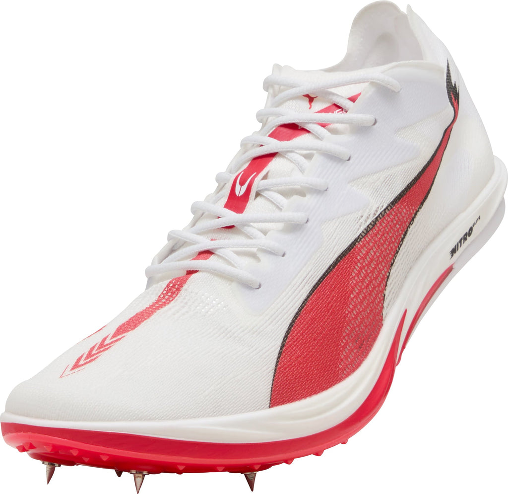 Puma Long Distance Nitro Elite 3 Running Spikes - White - View 7