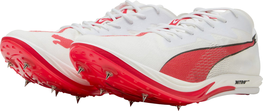Puma Long Distance Nitro Elite 3 Running Spikes - White - View 5