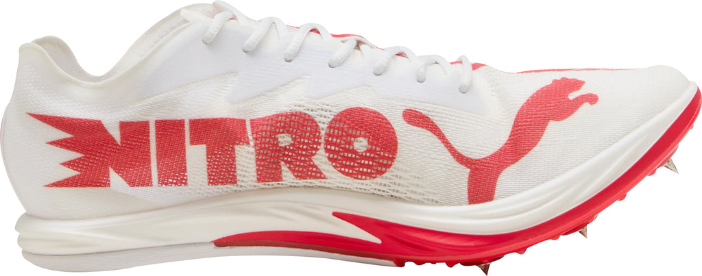 Puma Long Distance Nitro Elite 3 Running Spikes - White - View 3