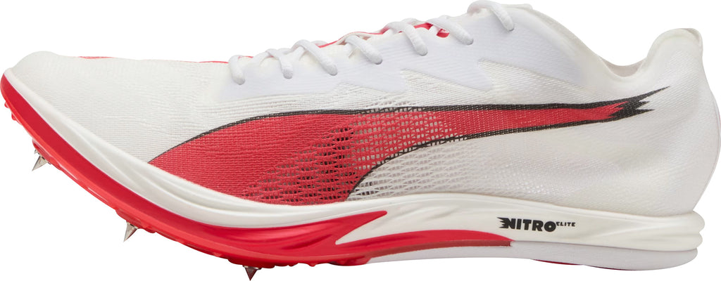Puma Long Distance Nitro Elite 3 Running Spikes - White - View 1