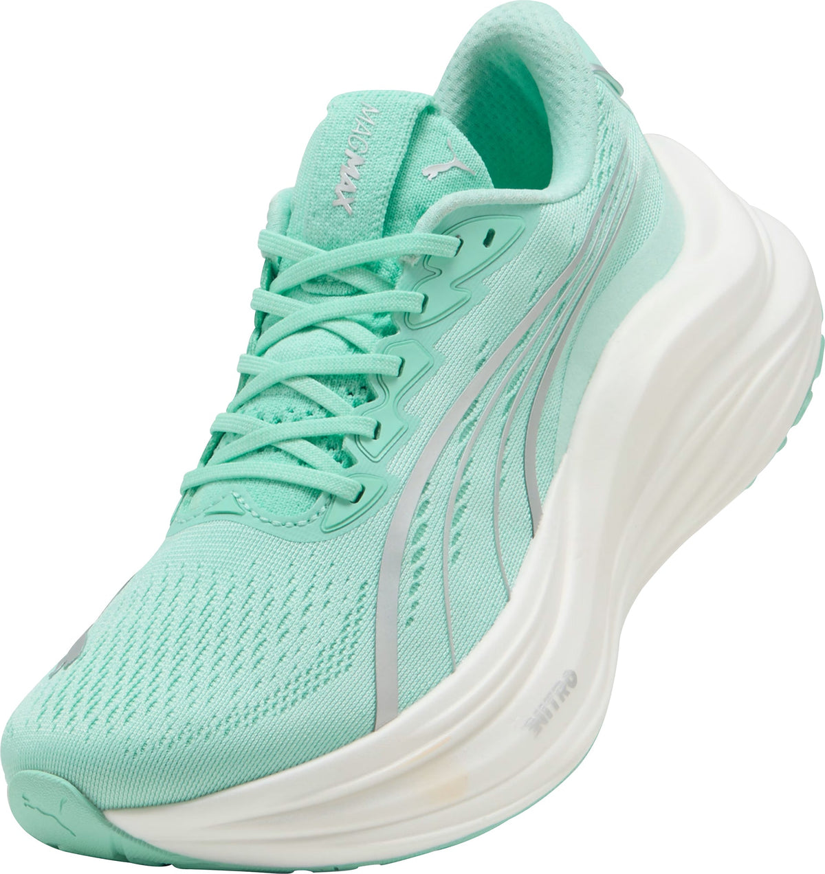 Puma MagMax Nitro Women's Running Shoes - Green - View 7