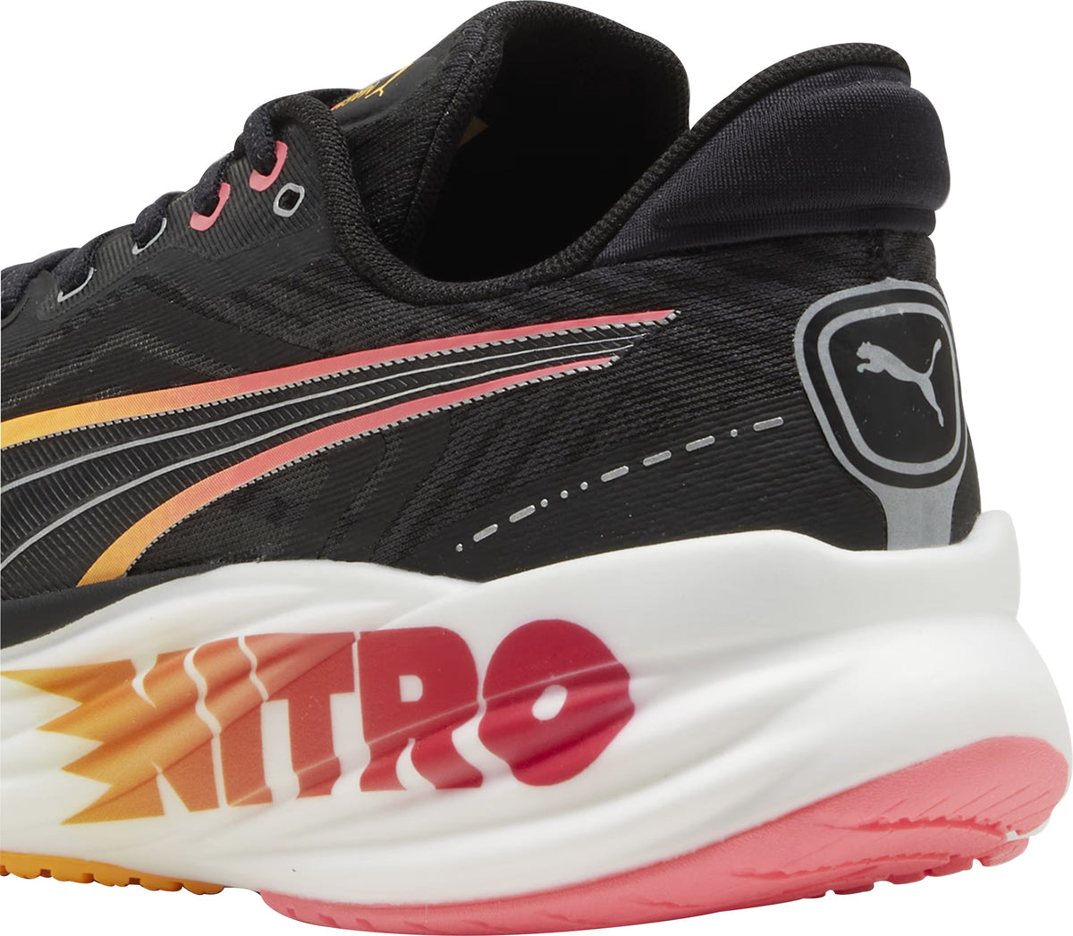 Puma Magnify Nitro 2 Tech Men's Running Shoes - Black - View 6