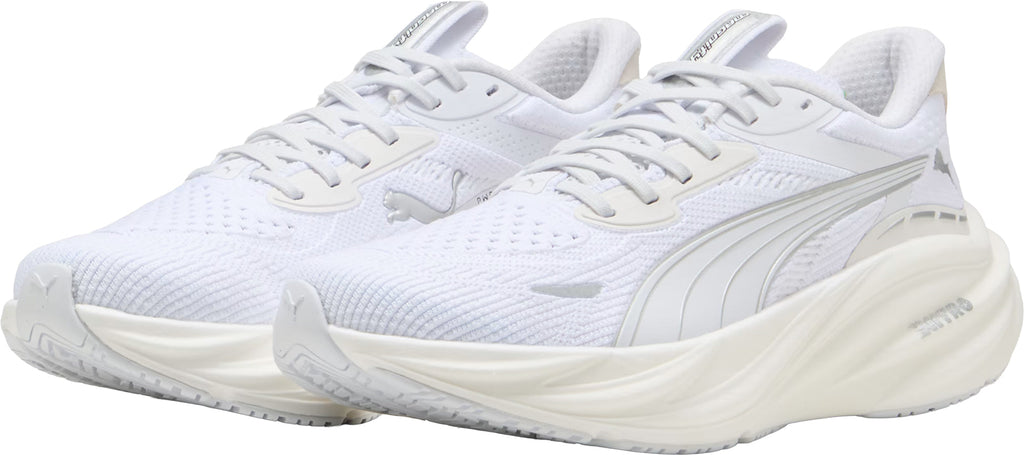 Puma Magnify Nitro 3 Women's Running Shoes - White - View 5